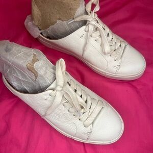 Frye Off-White Leather Women's Sneakers